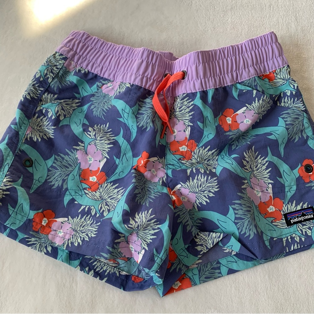 Patagonia Girls' Costa Rica Baggies Shorts Size Large